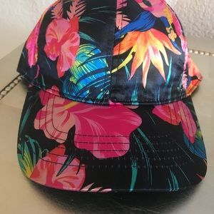 Floral Silk Ball Cap